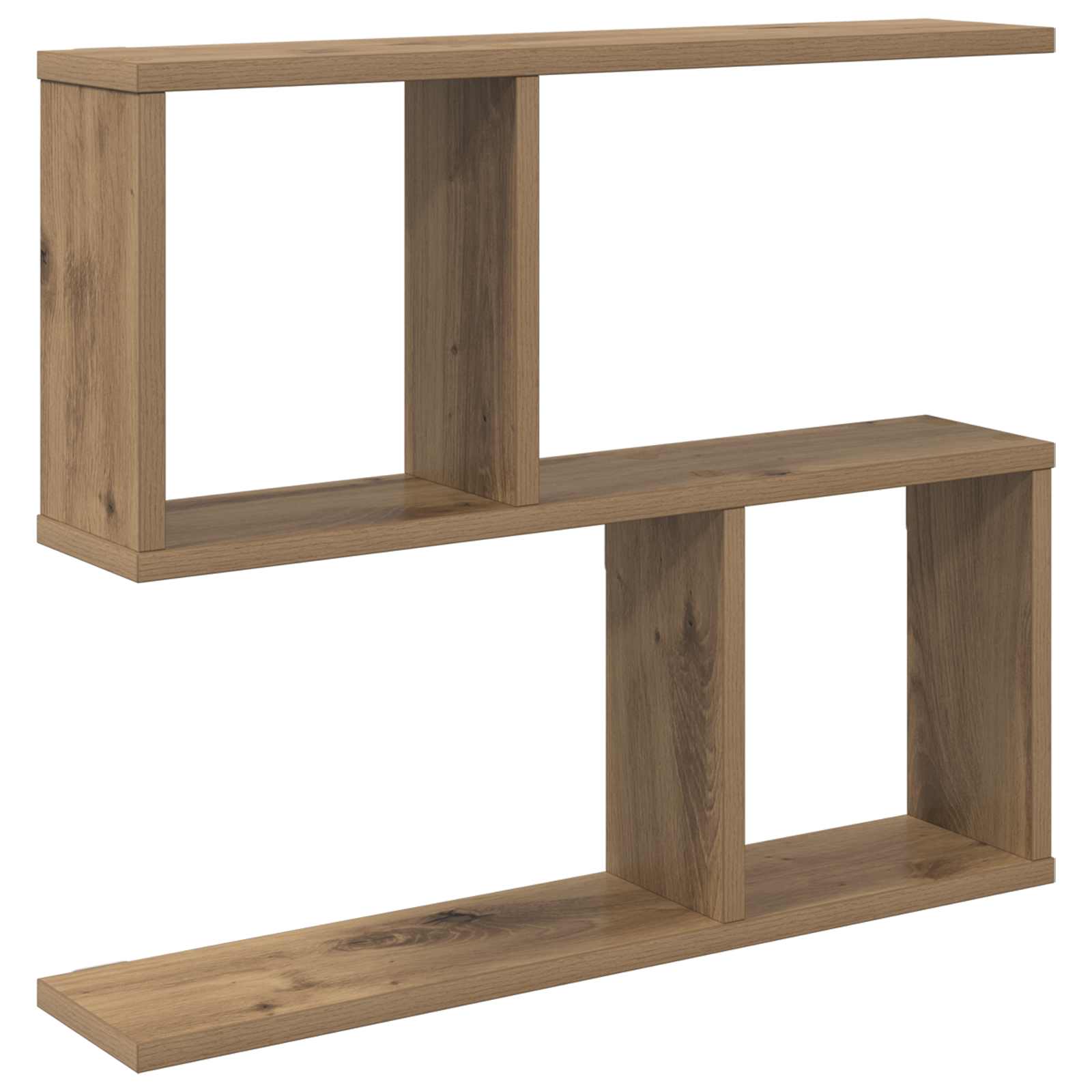 vidaXL Wandplank Wit 60 x 12 x 50,5 cm Bewerkt hout