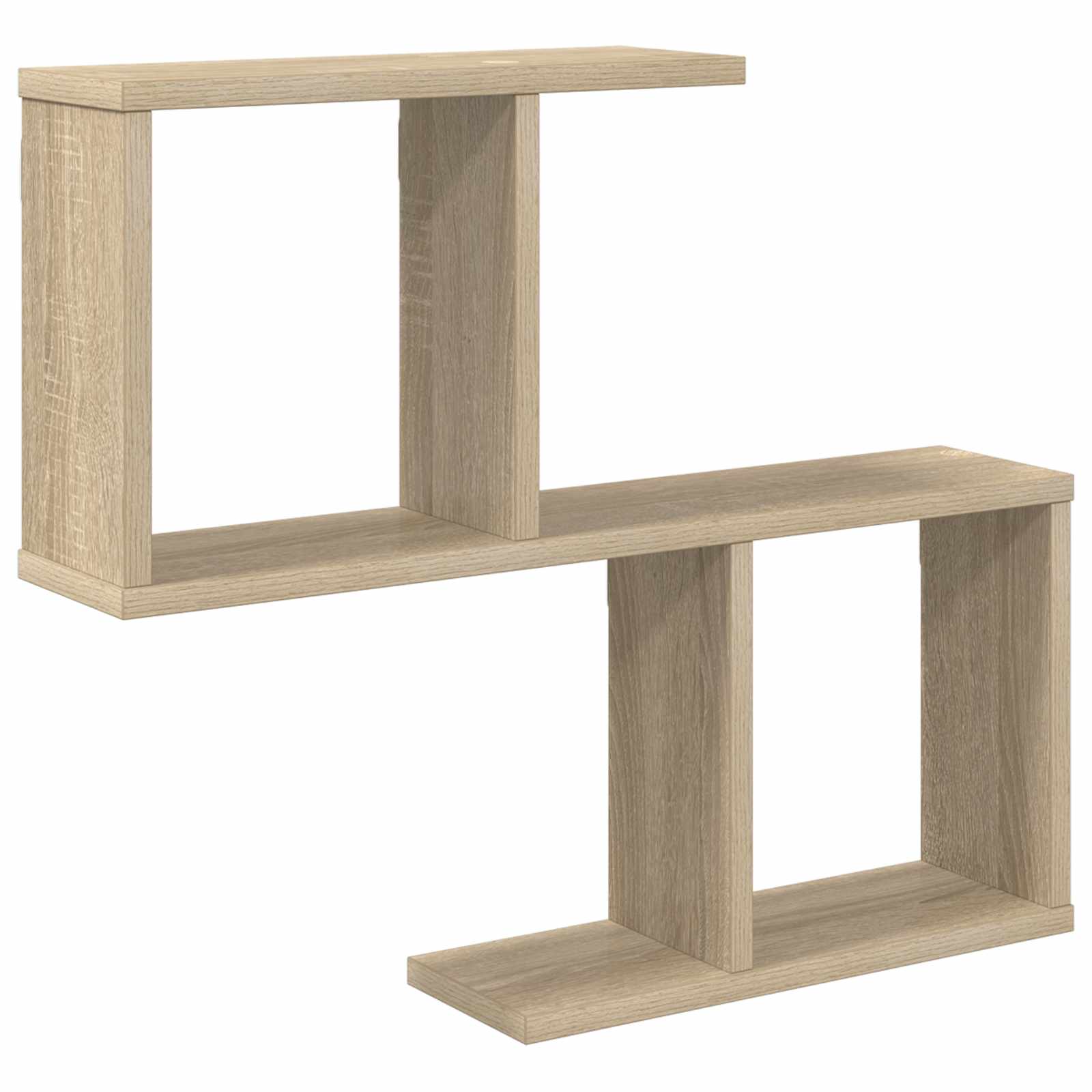 vidaXL Wandplank Wit 60 x 12 x 50,5 cm Bewerkt hout