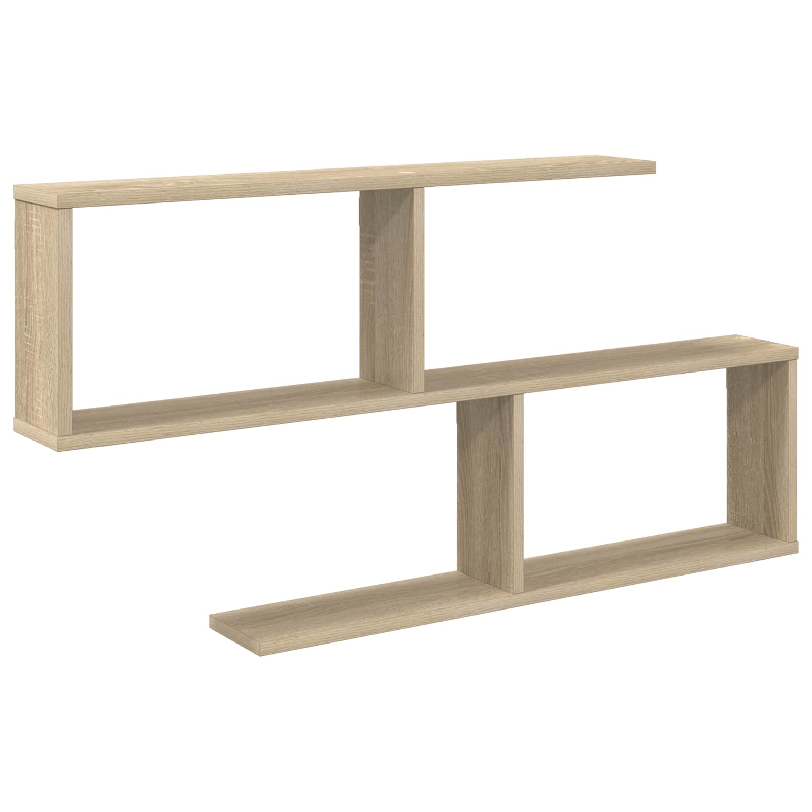 vidaXL Wandplank Wit 60 x 12 x 50,5 cm Bewerkt hout