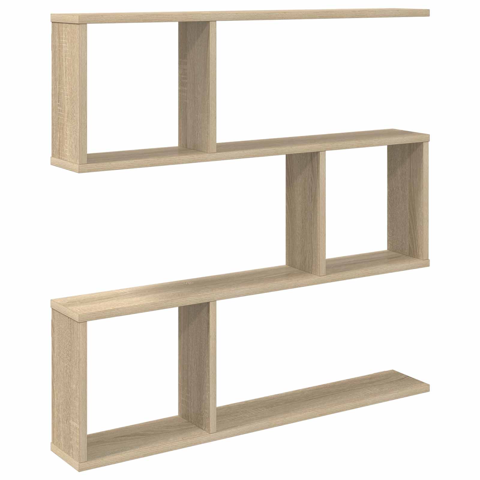 vidaXL Wandplank Wit 60 x 12 x 50,5 cm Bewerkt hout