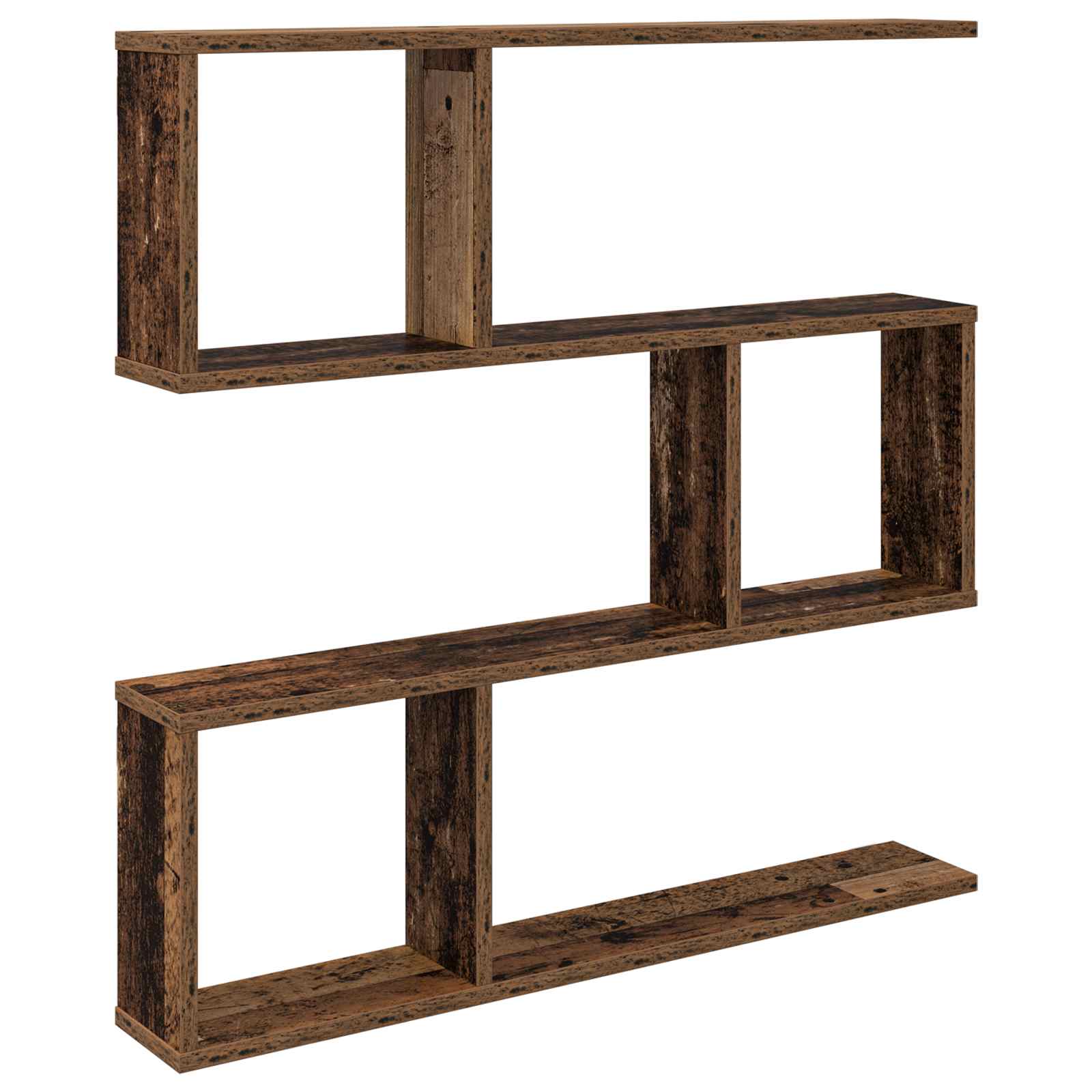 vidaXL Wandplank Wit 60 x 12 x 50,5 cm Bewerkt hout