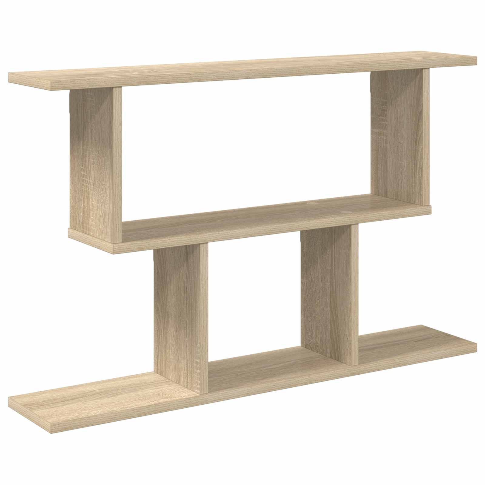 vidaXL Wandplank Wit 80 x 15 x 50,5 cm Bewerkt hout