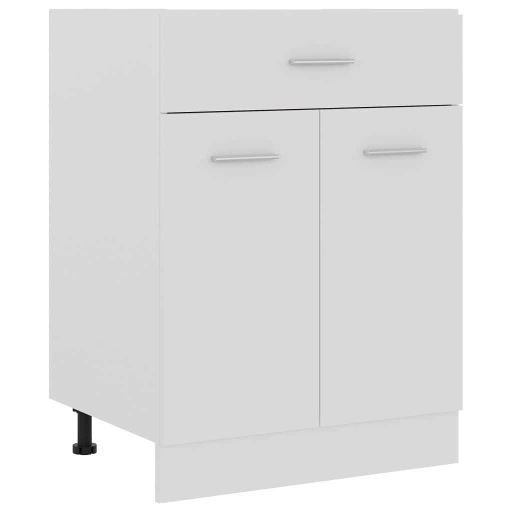 vidaXL Hangkast Lyon 60x31x40 cm bewerkt hout hoogglans wit