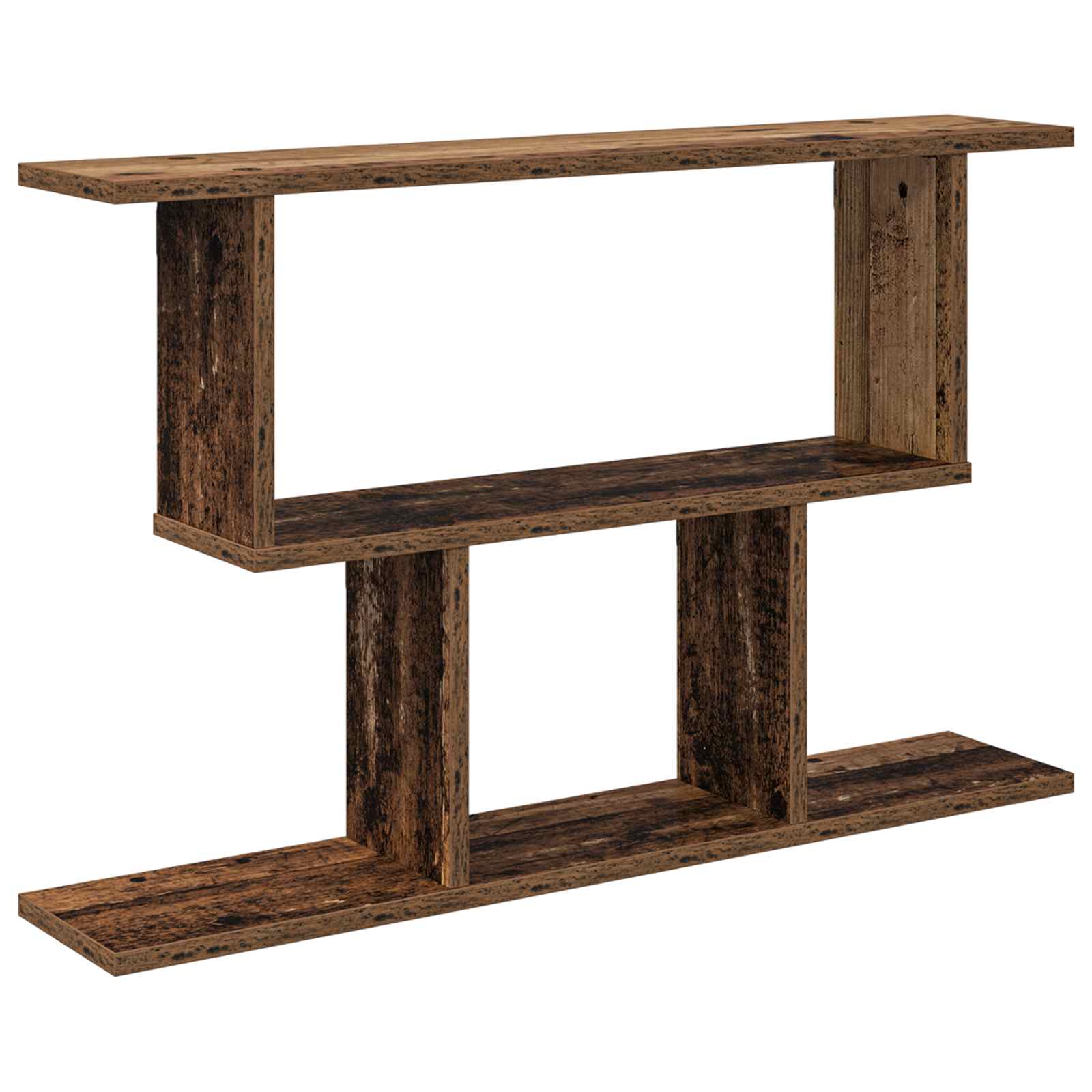 vidaXL Wandplank Wit 80 x 15 x 50,5 cm Bewerkt hout
