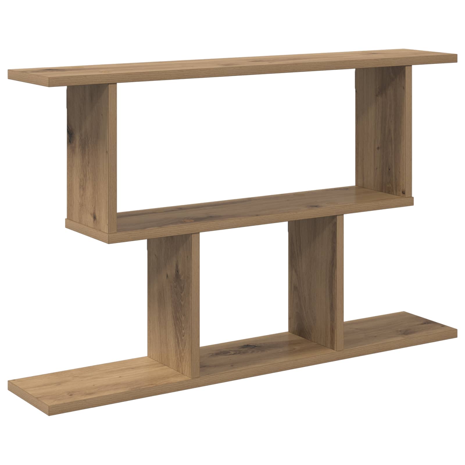 vidaXL Wandplank Wit 80 x 15 x 50,5 cm Bewerkt hout