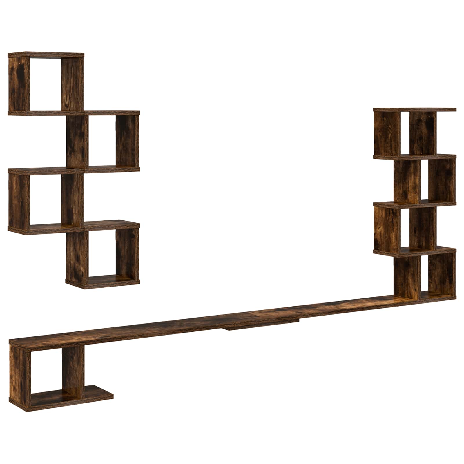 vidaXL Vaste TV Plank Wit 180 x 15 x 94 cm Bewerkt hout