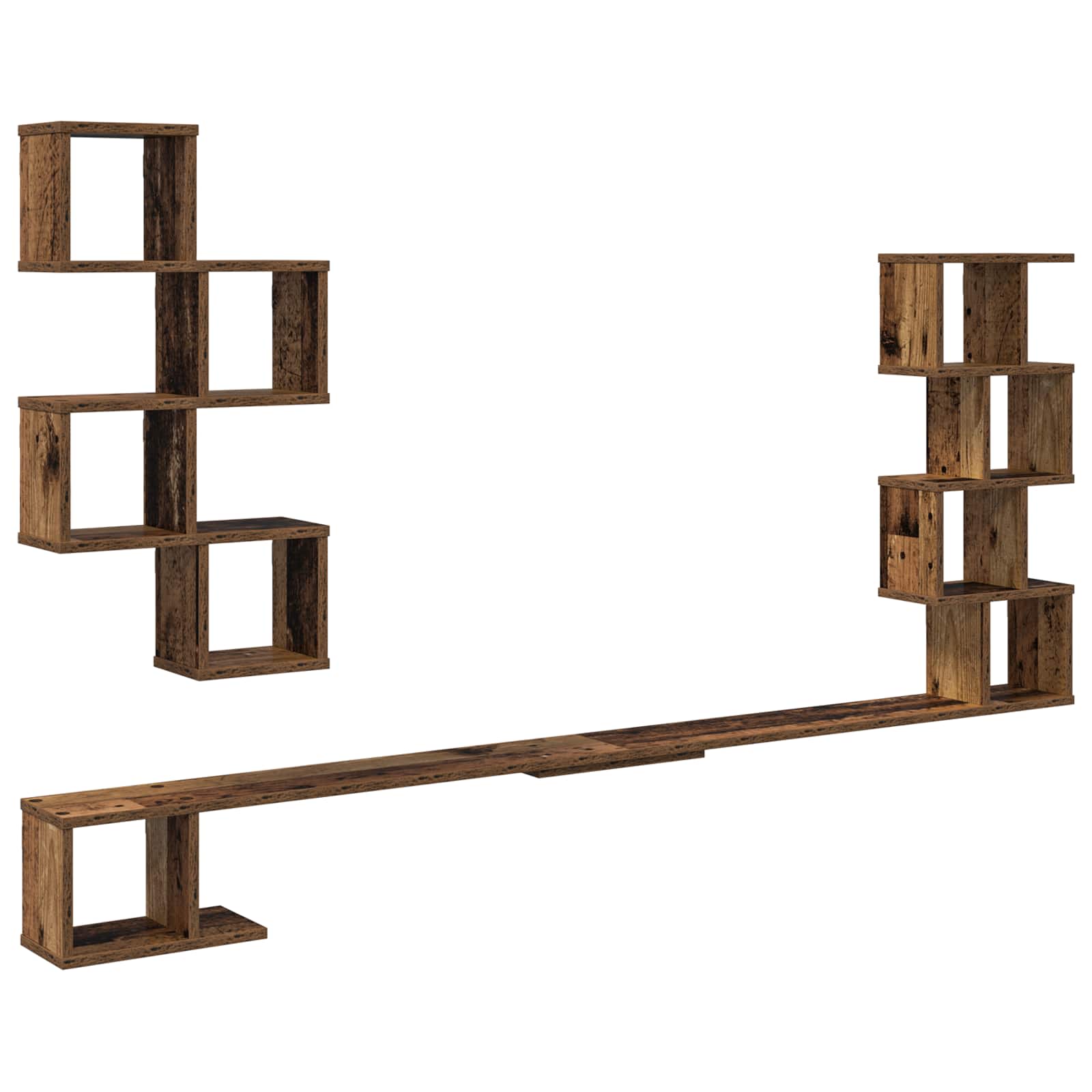 vidaXL Vaste TV Plank Wit 180 x 15 x 94 cm Bewerkt hout