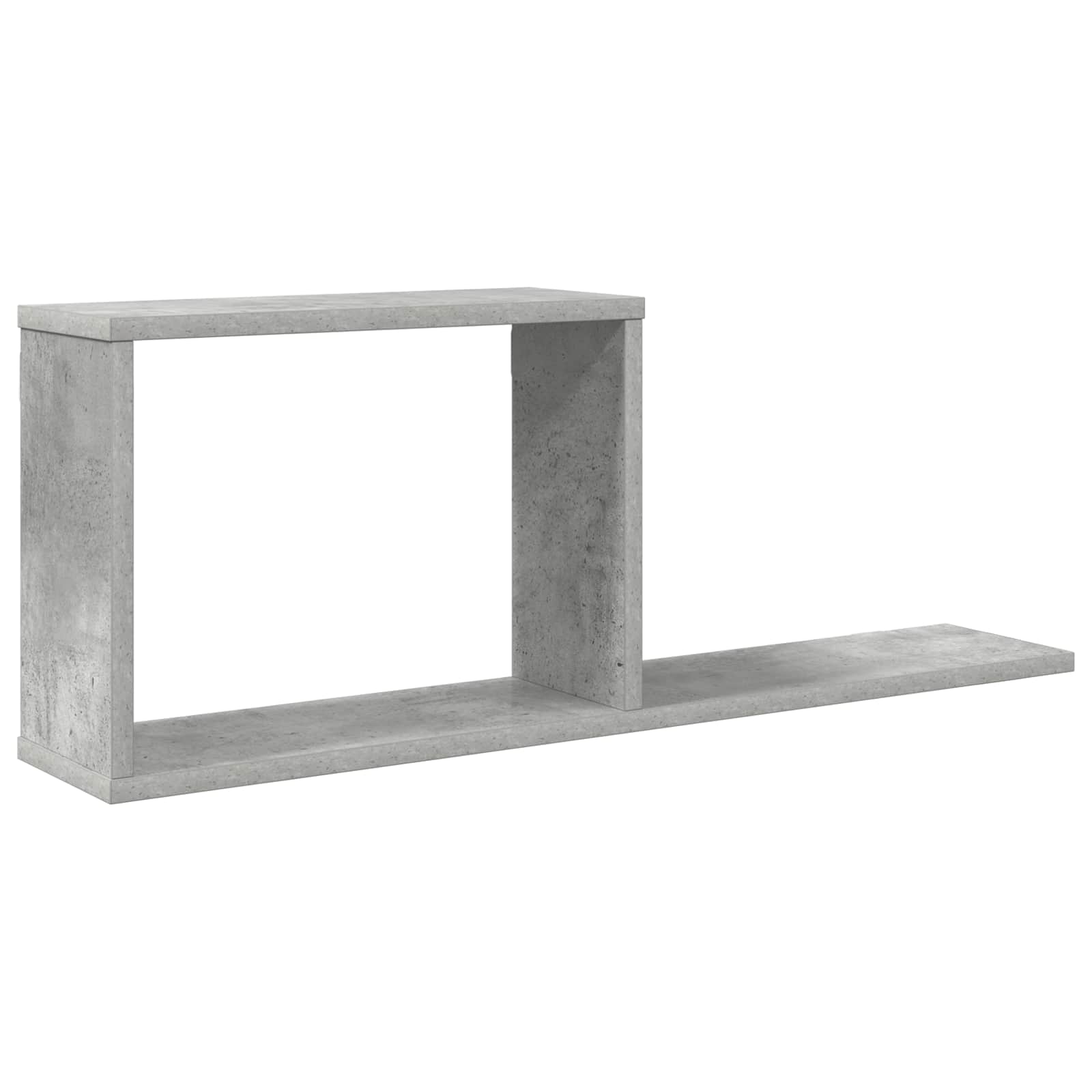vidaXL Zwevende schappen Wit 80 x 15 x 30 cm Bewerkt hout