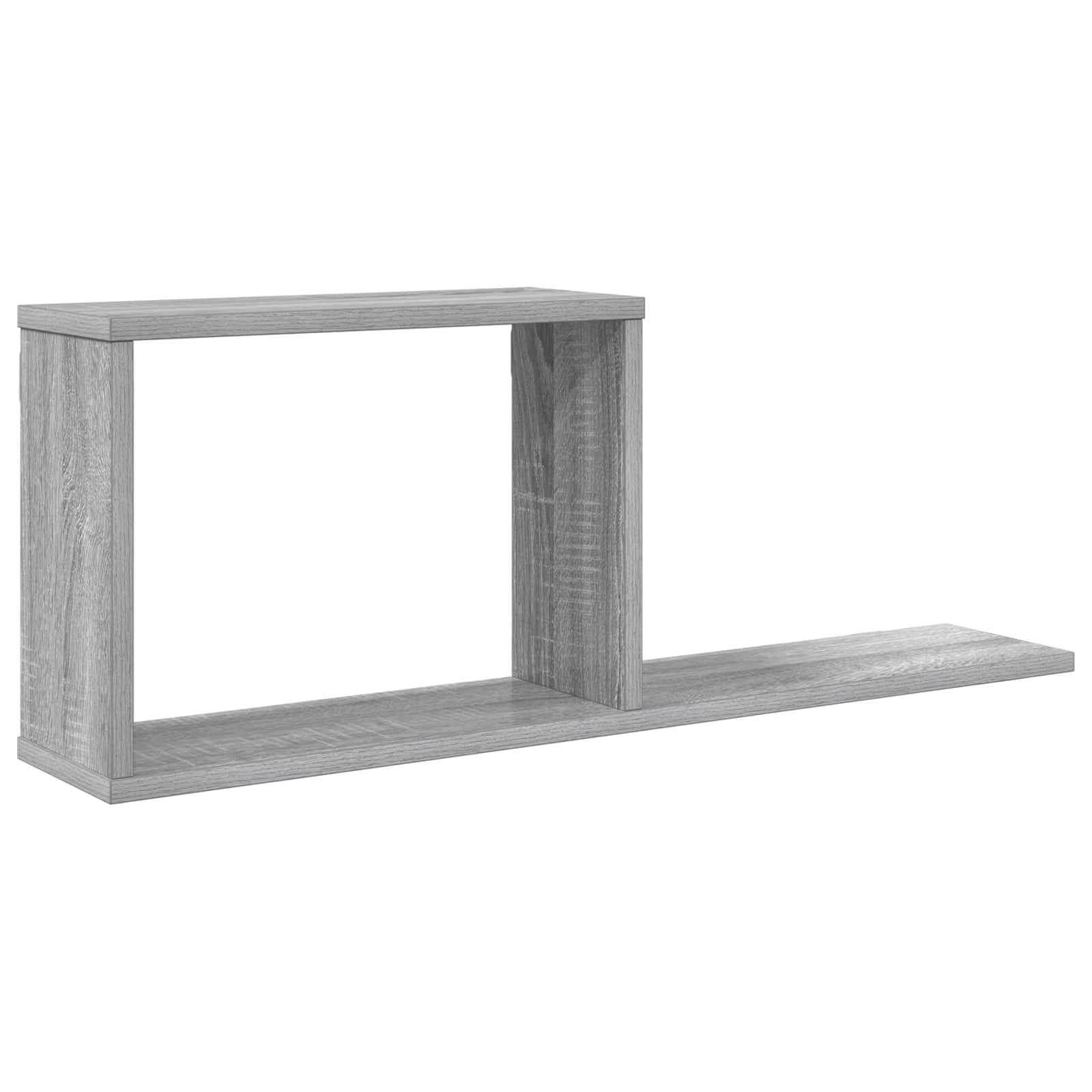 vidaXL Zwevende schappen Wit 80 x 15 x 30 cm Bewerkt hout