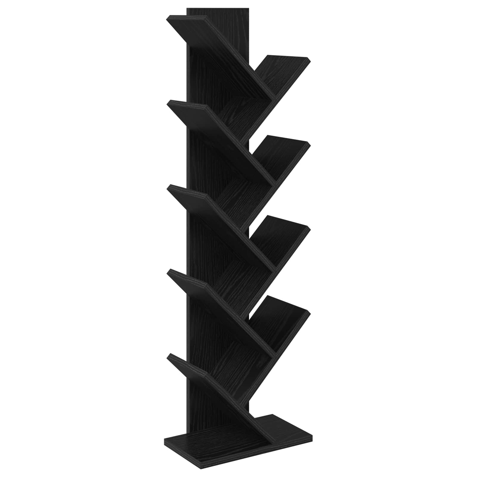 vidaXL Boomvormige boekenplank met 3 planken 30 x 18 x 40 cm Bewerkt hout Wit