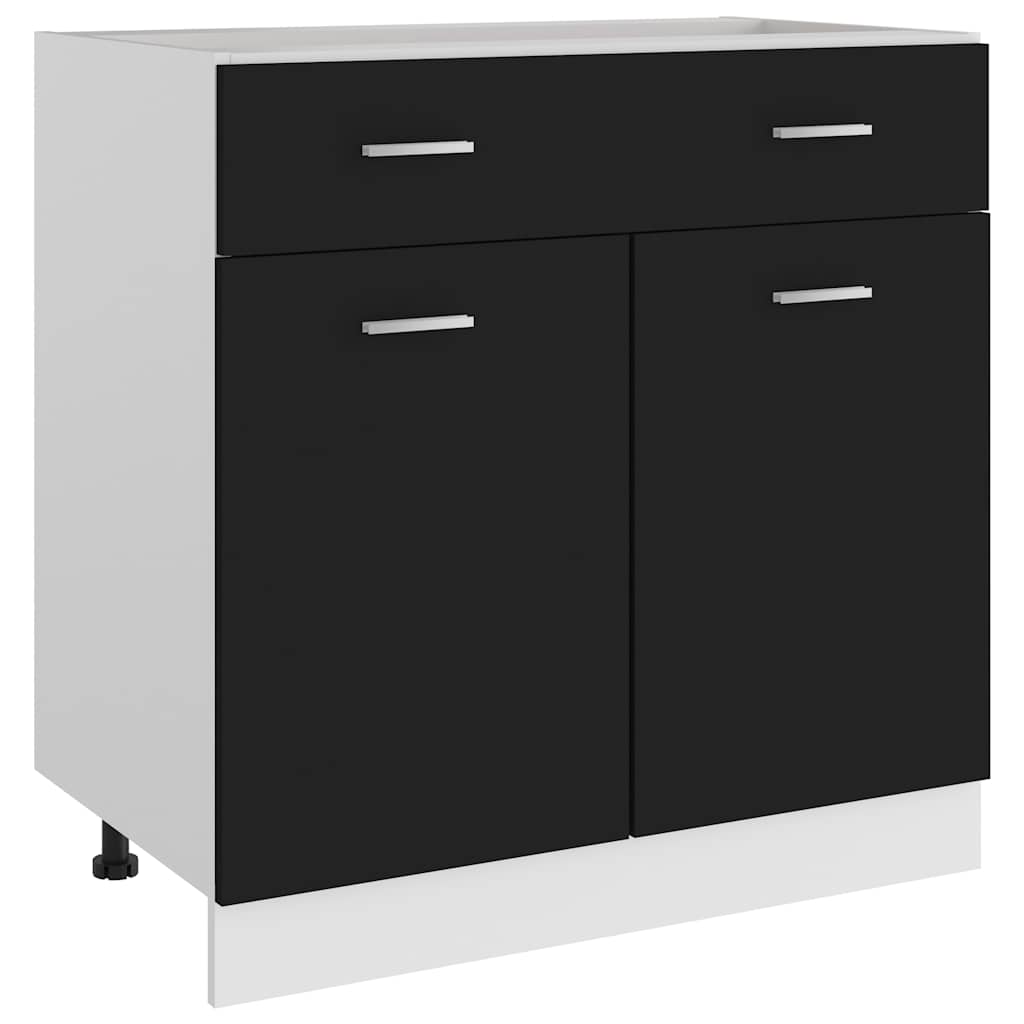 vidaXL Hangkast Lyon 60x31x40 cm bewerkt hout hoogglans wit