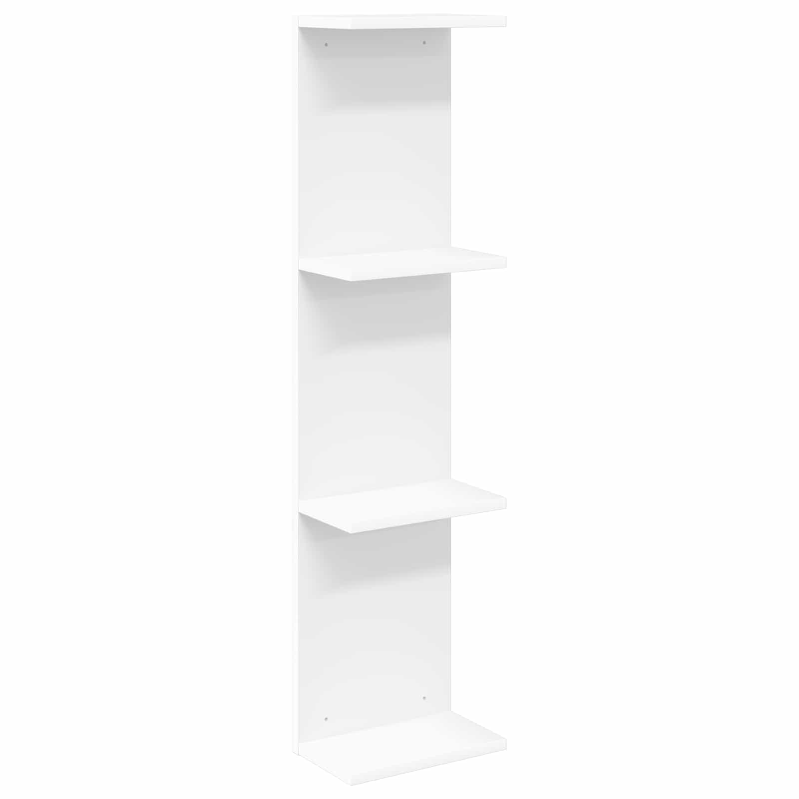 vidaXL Wandplank Wit 25 x 15 x 100 cm Bewerkt hout