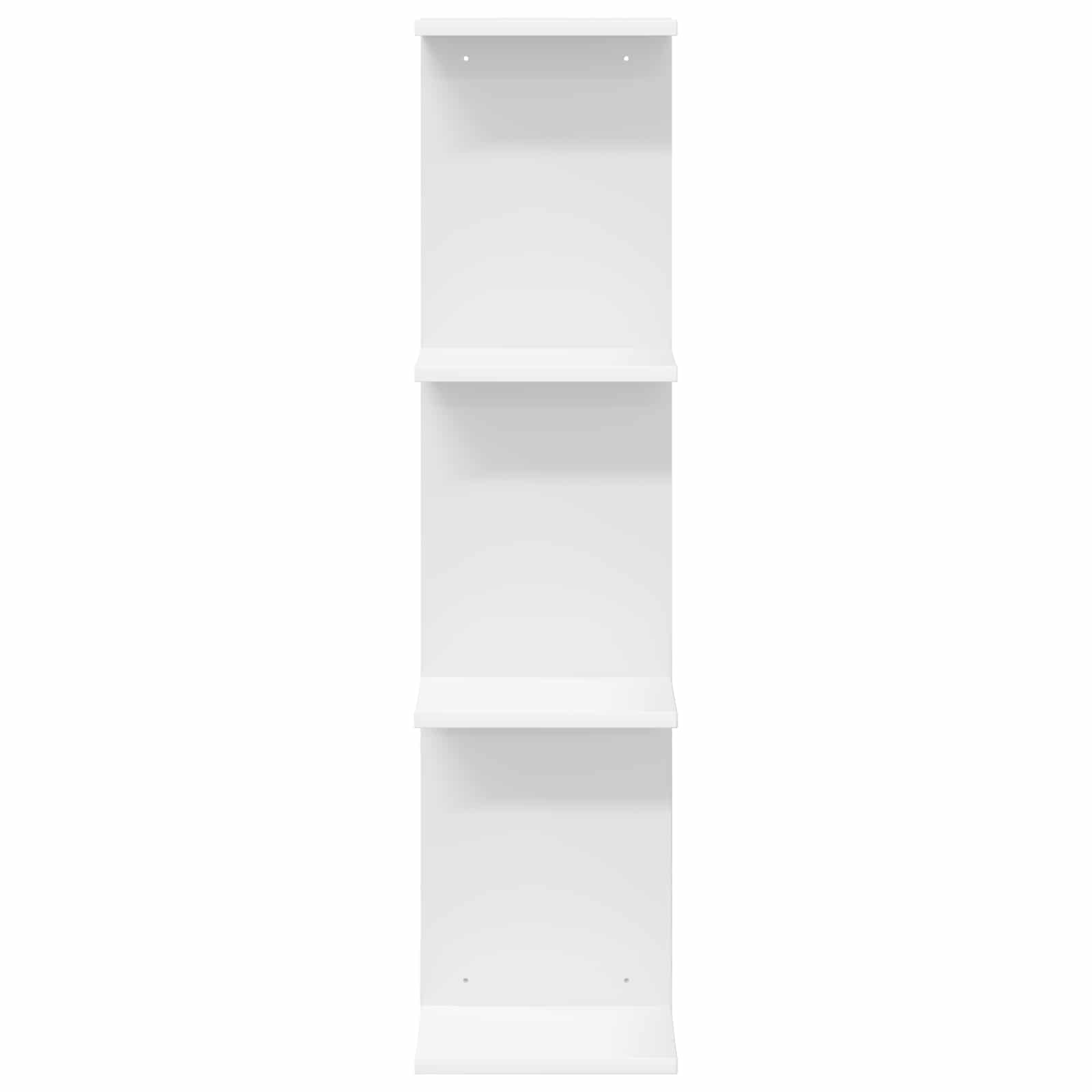 vidaXL Wandplank Wit 25 x 15 x 100 cm Bewerkt hout