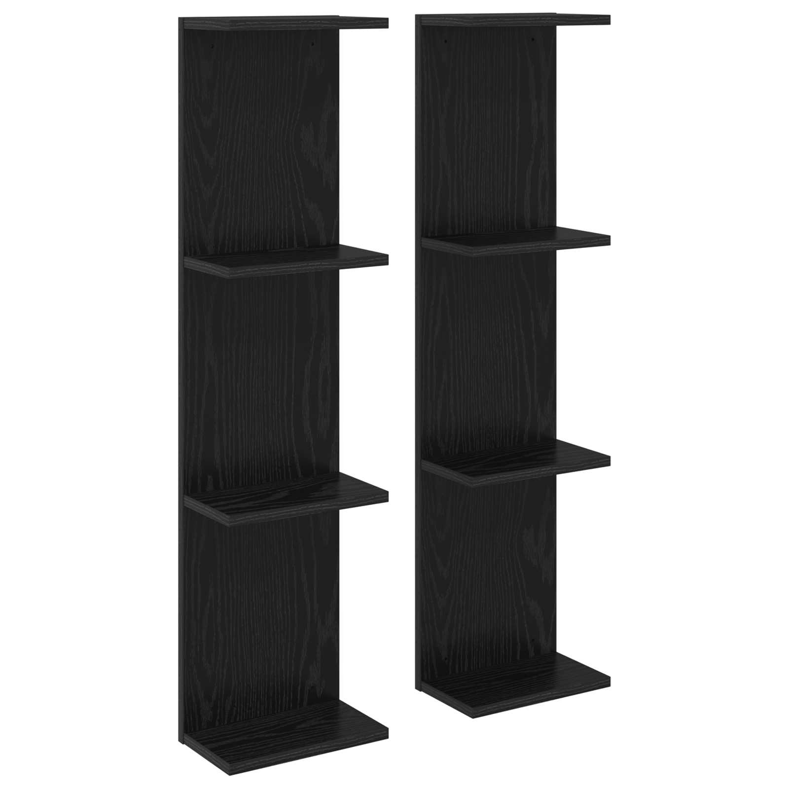 vidaXL Wandplank Wit 25 x 15 x 100 cm Bewerkt hout