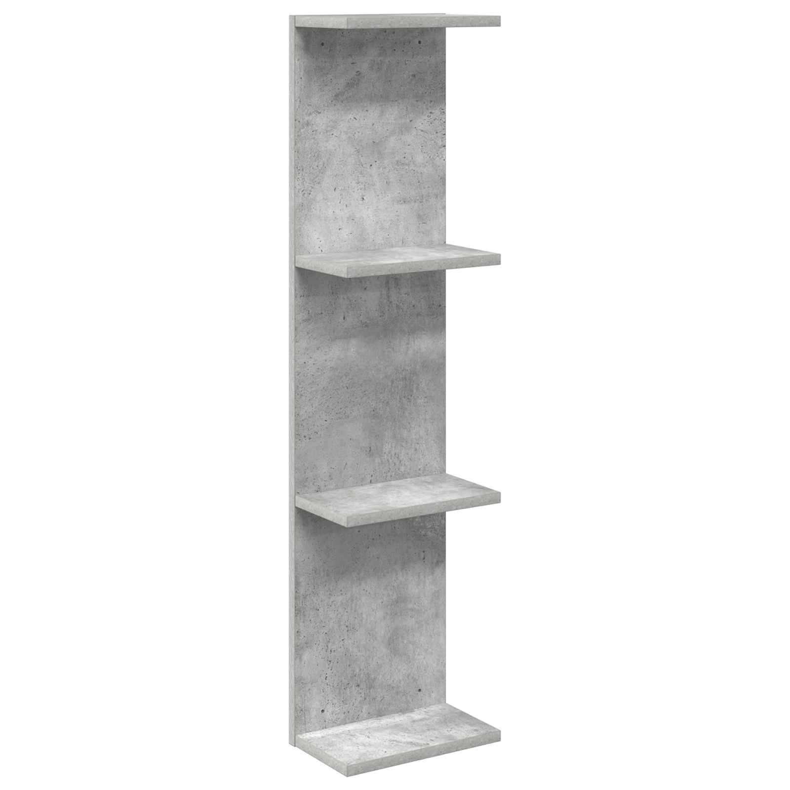 vidaXL Wandplank Wit 25 x 15 x 100 cm Bewerkt hout