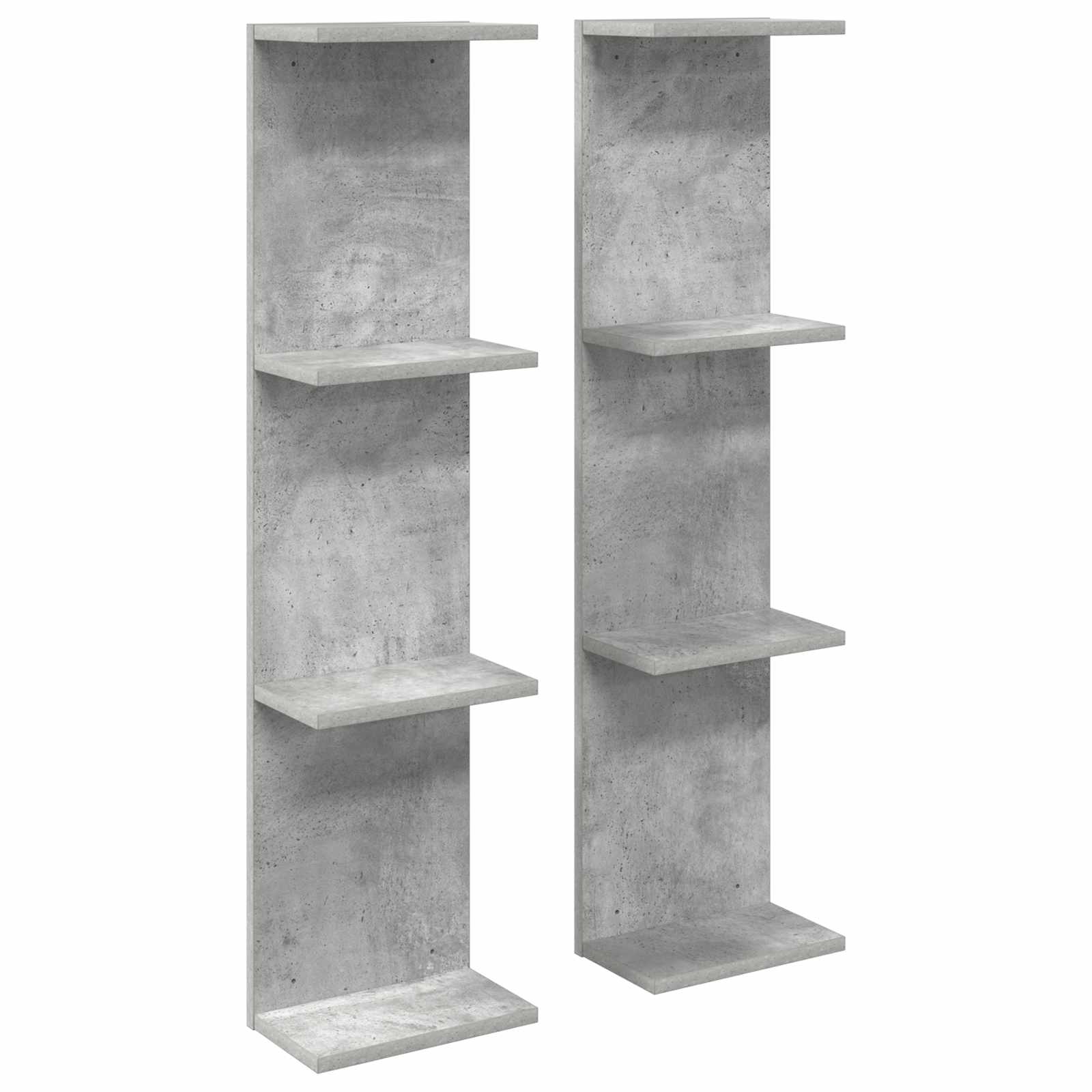 vidaXL Wandplank Wit 25 x 15 x 100 cm Bewerkt hout