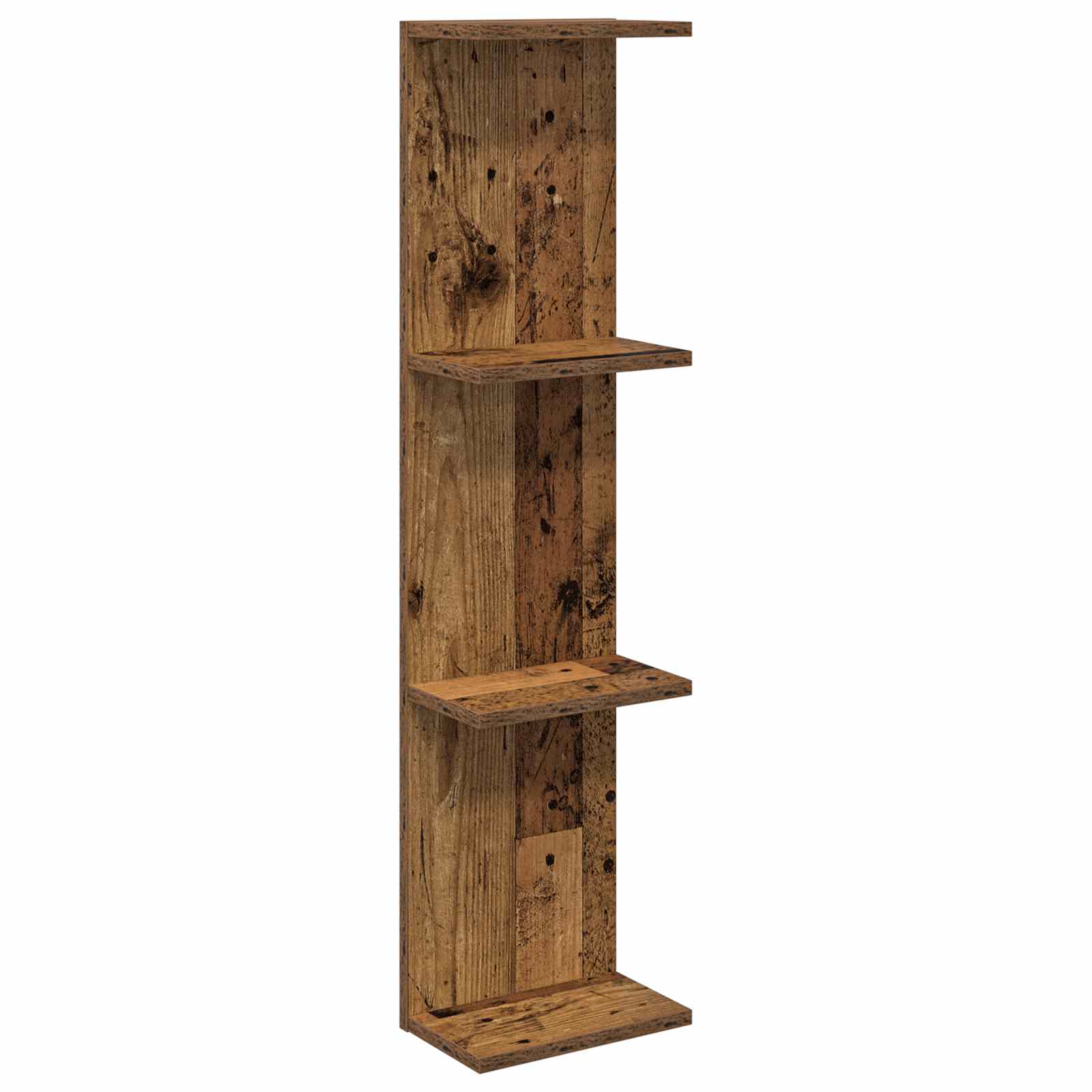 vidaXL Wandplank Wit 25 x 15 x 100 cm Bewerkt hout