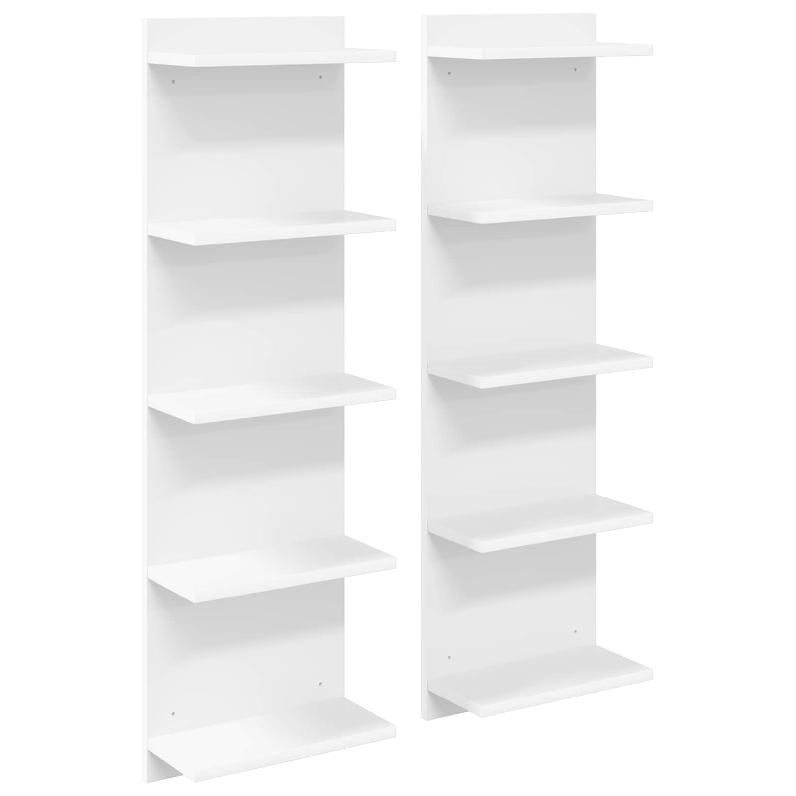 vidaXL Wandplank Wit 25 x 15 x 100 cm Bewerkt hout