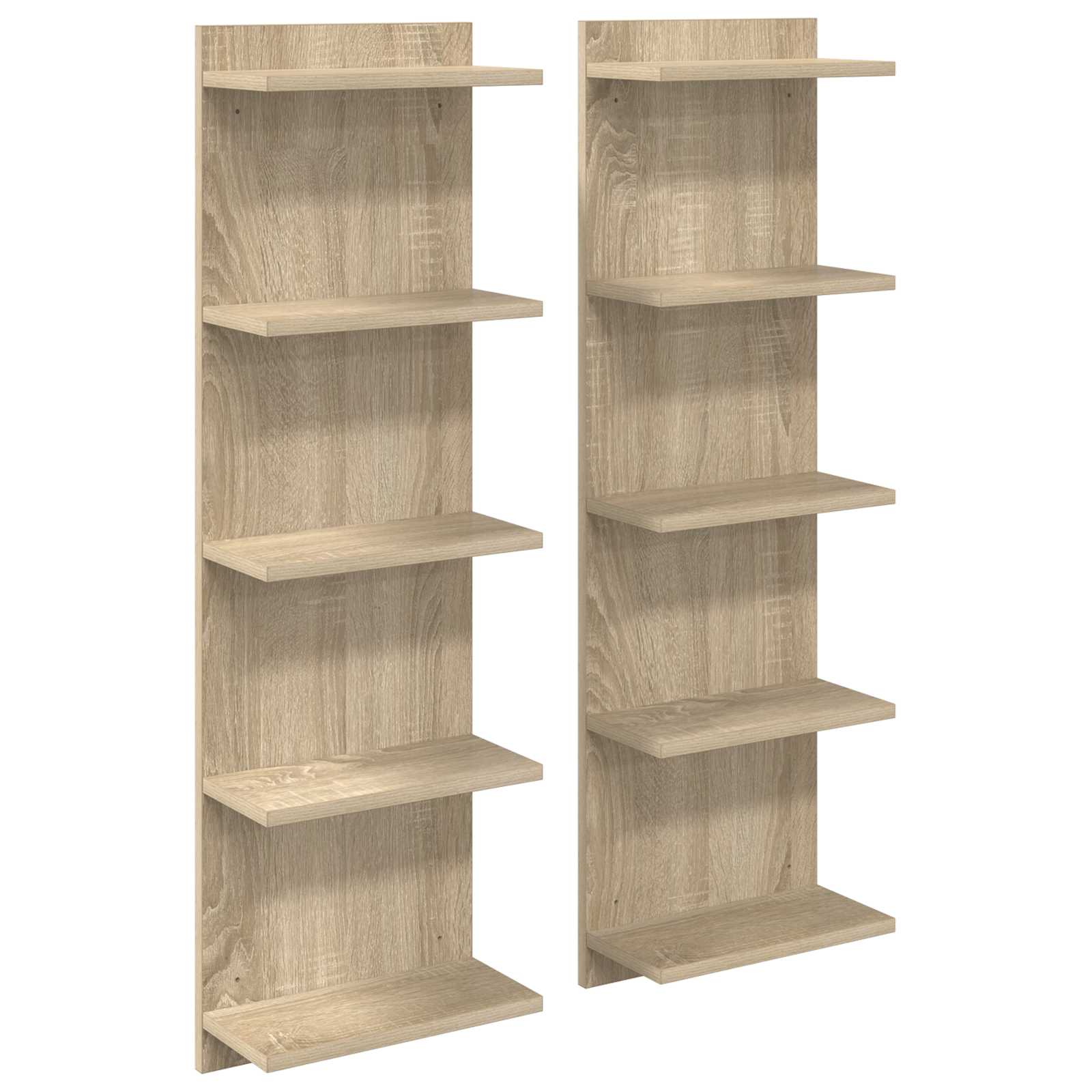 vidaXL Wandplank Wit 25 x 15 x 100 cm Bewerkt hout