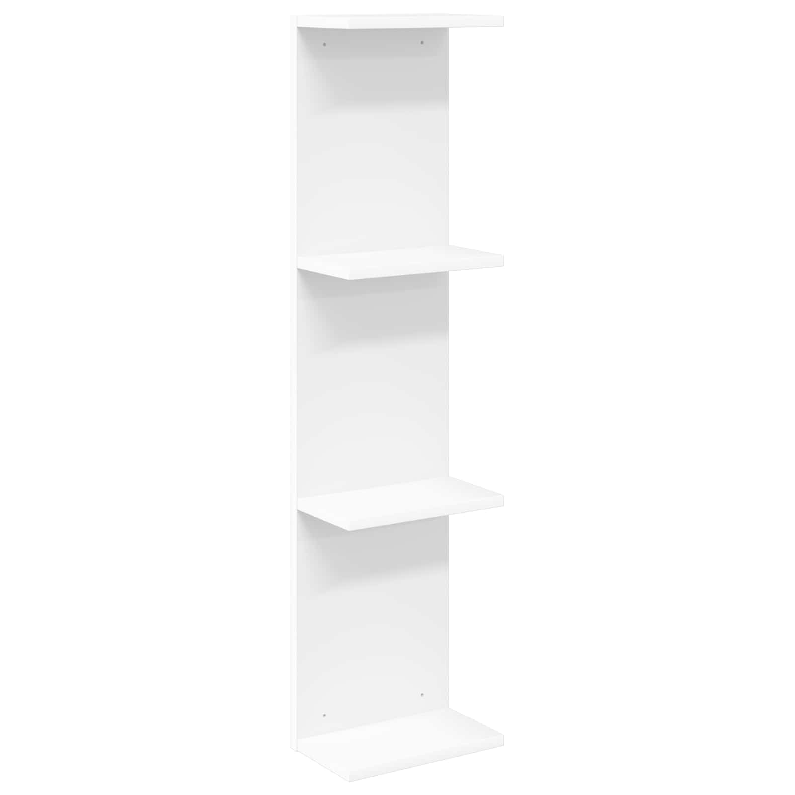 vidaXL Wandplank Wit 25 x 15 x 100 cm Bewerkt hout