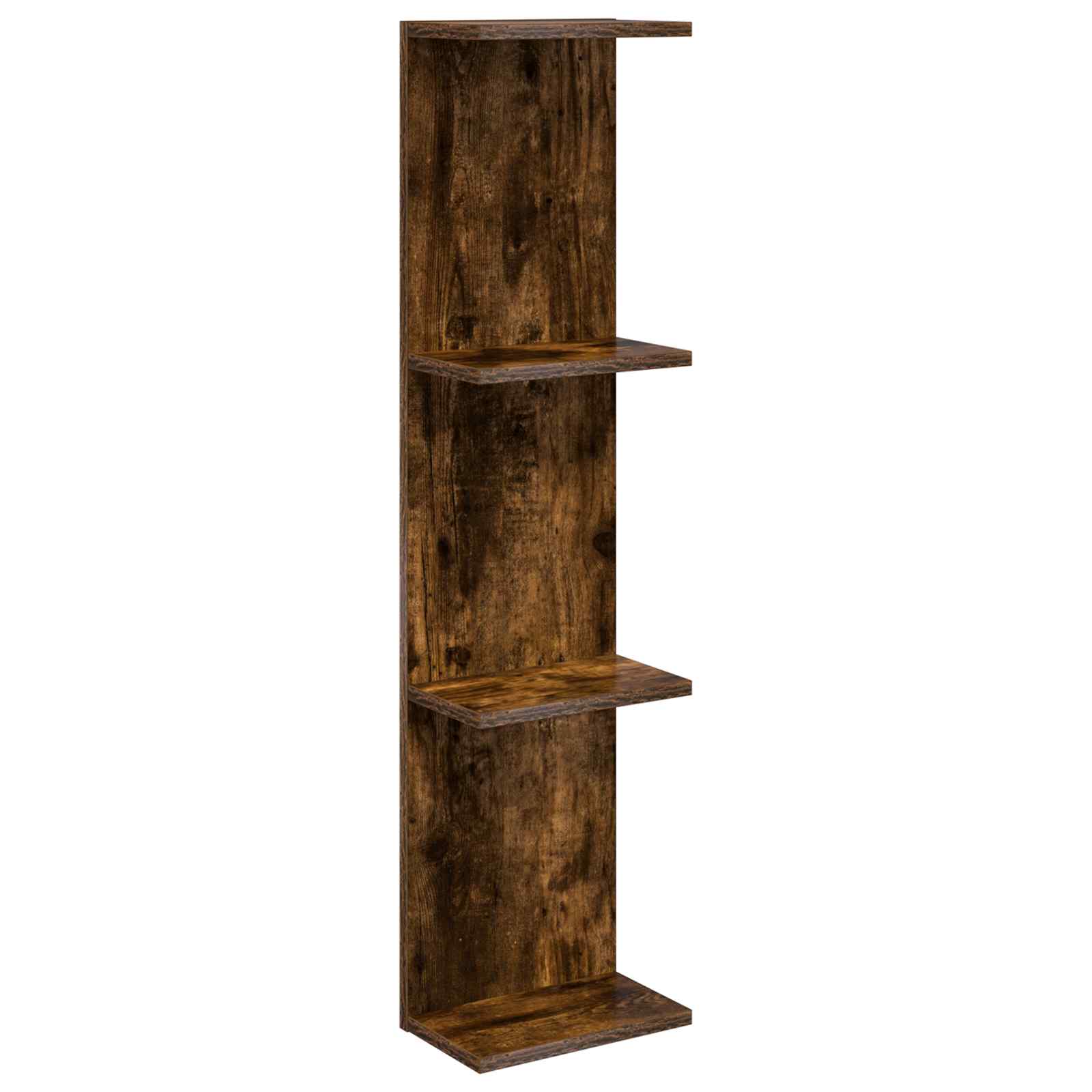 vidaXL Wandplank Wit 25 x 15 x 100 cm Bewerkt hout