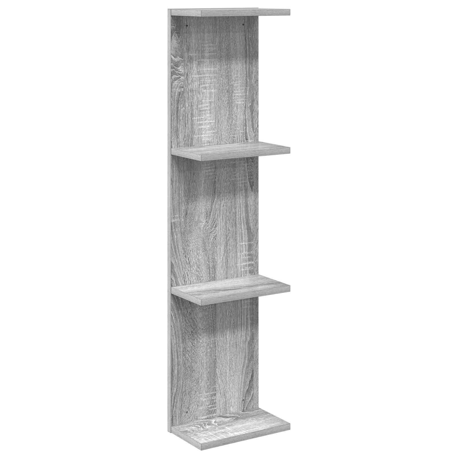 vidaXL Wandplank Wit 25 x 15 x 100 cm Bewerkt hout