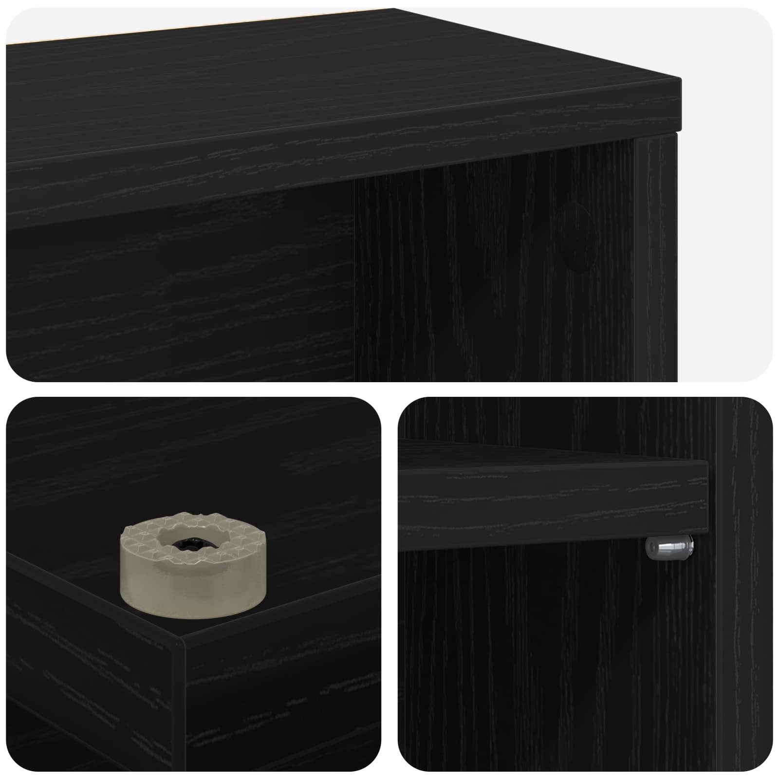 vidaXL CD Kast Wit 60 x 17 x 92 cm Bewerkt hout