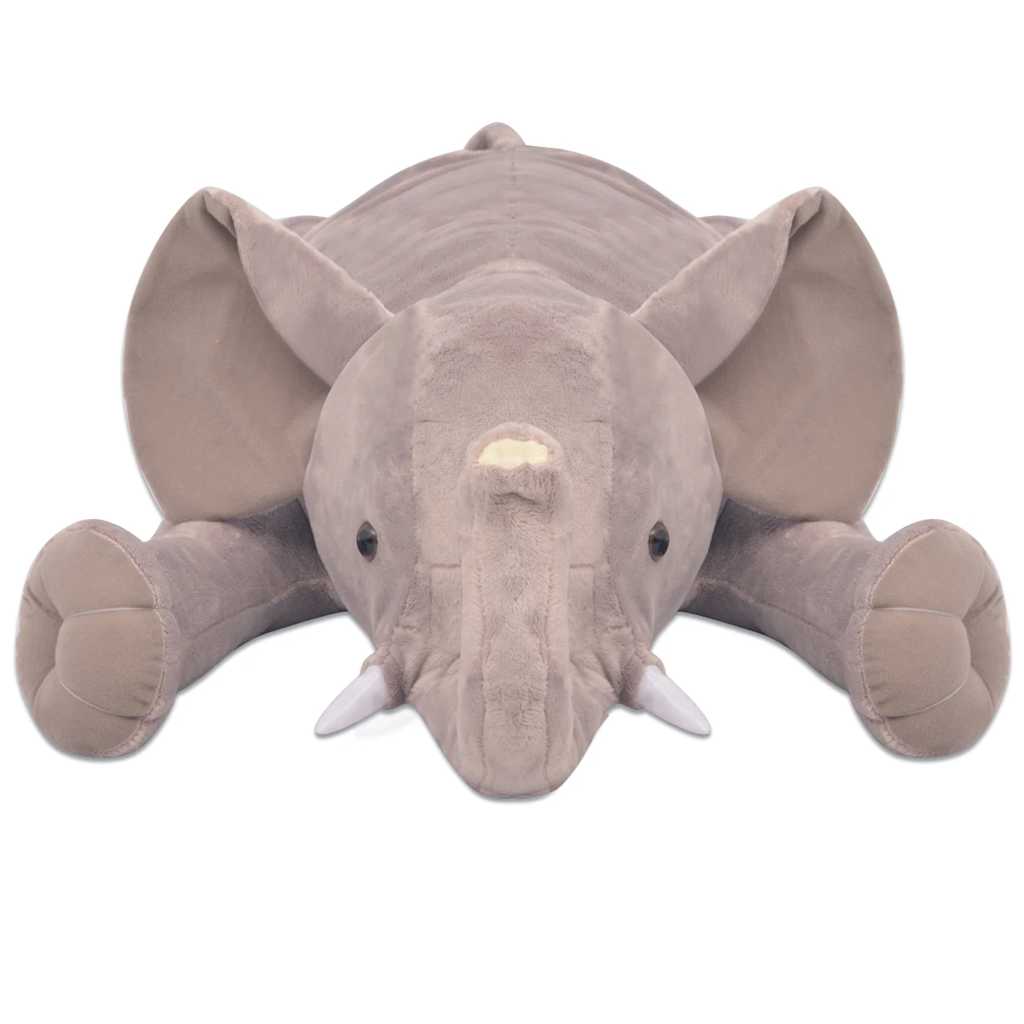 vidaXL Knuffelbeest olifant XXL 95 cm