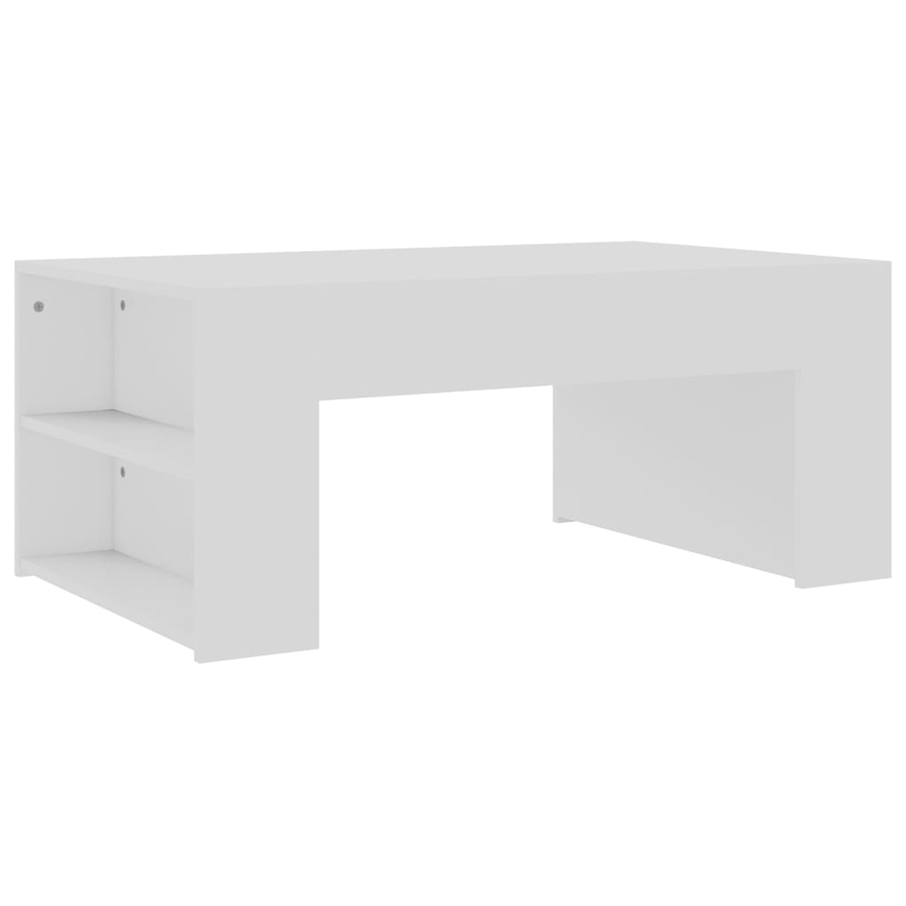 vidaXL Salontafel 100x60x42 cm bewerkt hout wit