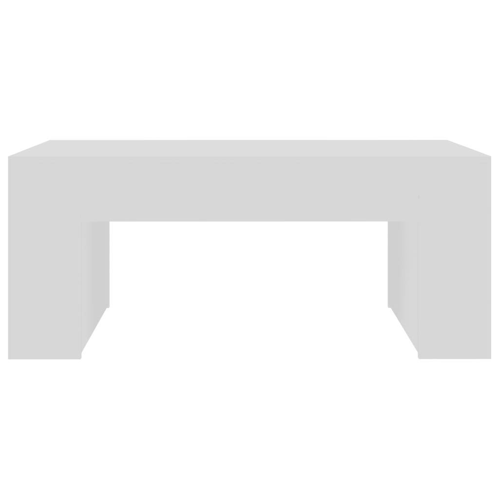 vidaXL Salontafel 100x60x42 cm bewerkt hout wit