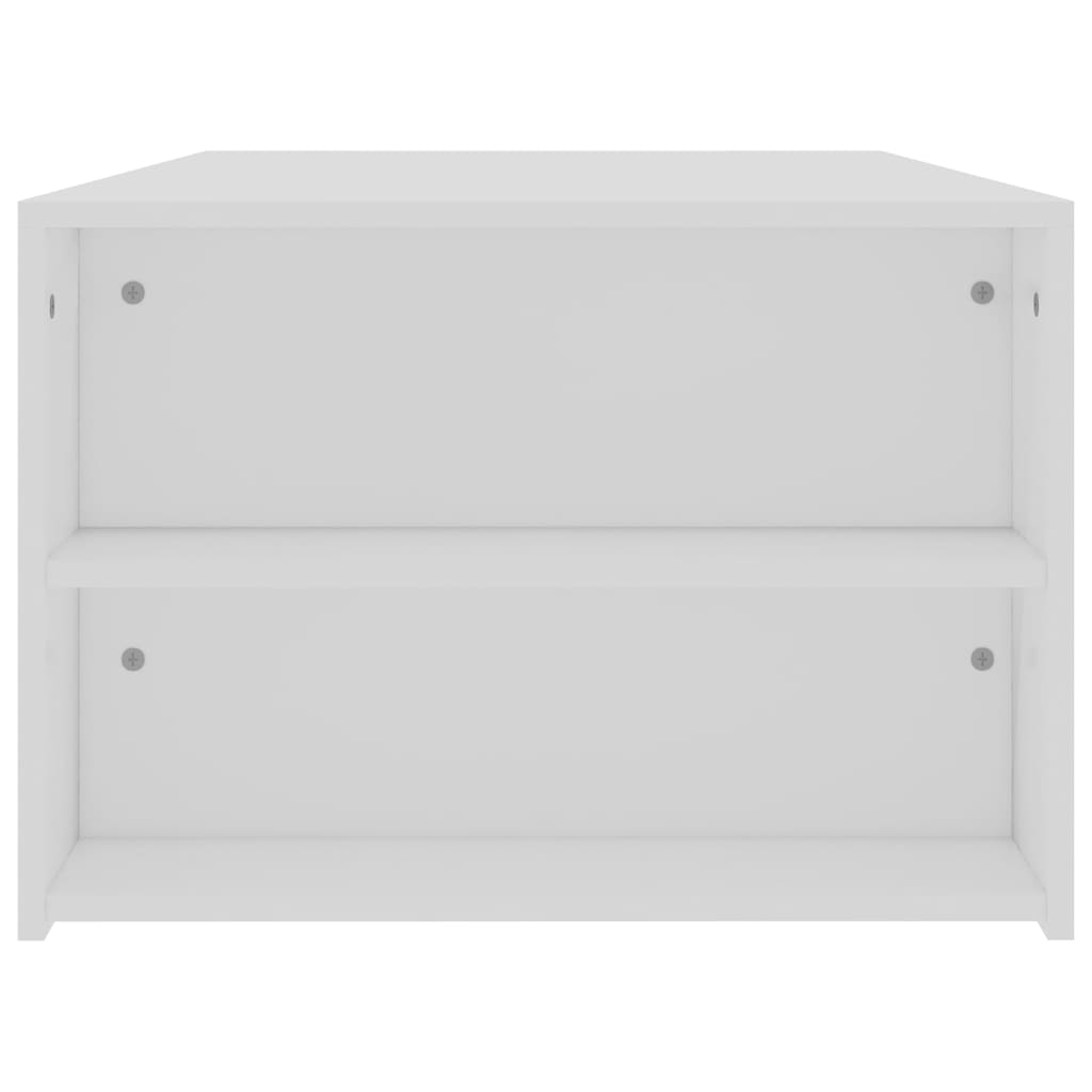 vidaXL Salontafel 100x60x42 cm bewerkt hout wit