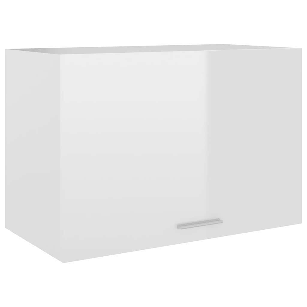 vidaXL Hangkast Lyon 60x31x40 cm bewerkt hout hoogglans wit