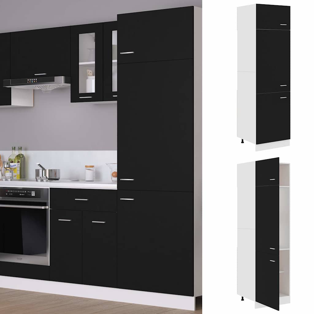 vidaXL Hangkast Lyon 60x31x40 cm bewerkt hout hoogglans wit