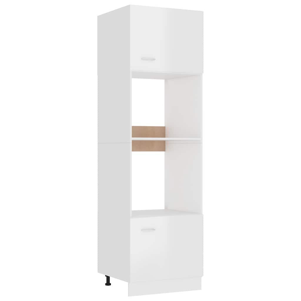 vidaXL Hangkast Lyon 60x31x40 cm bewerkt hout hoogglans wit