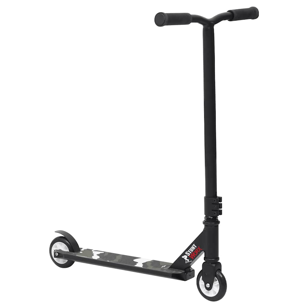 vidaXL Stuntstep met aluminium stuur blauw