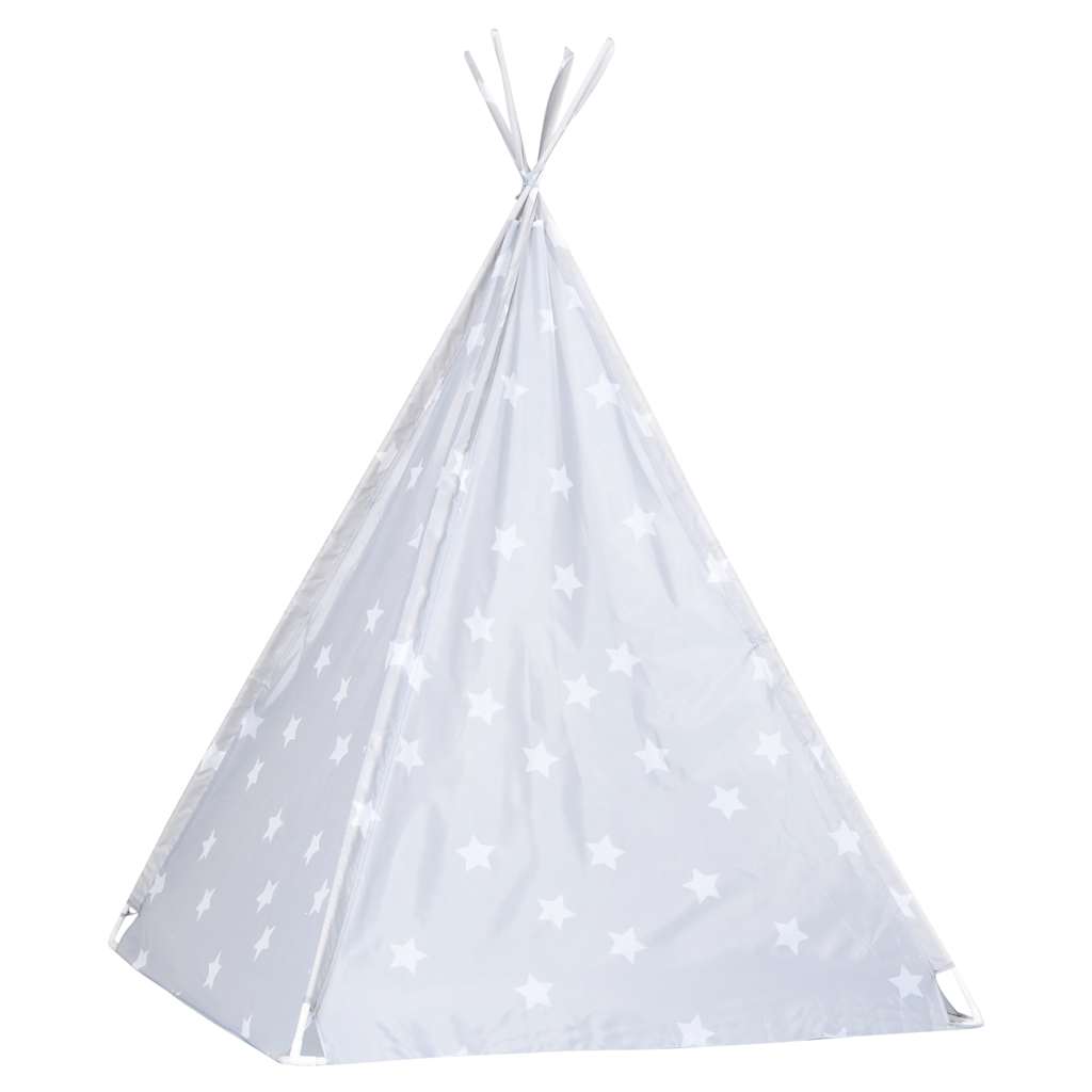 vidaXL Kindertipitent met tas 115x115x160 cm polyester roze