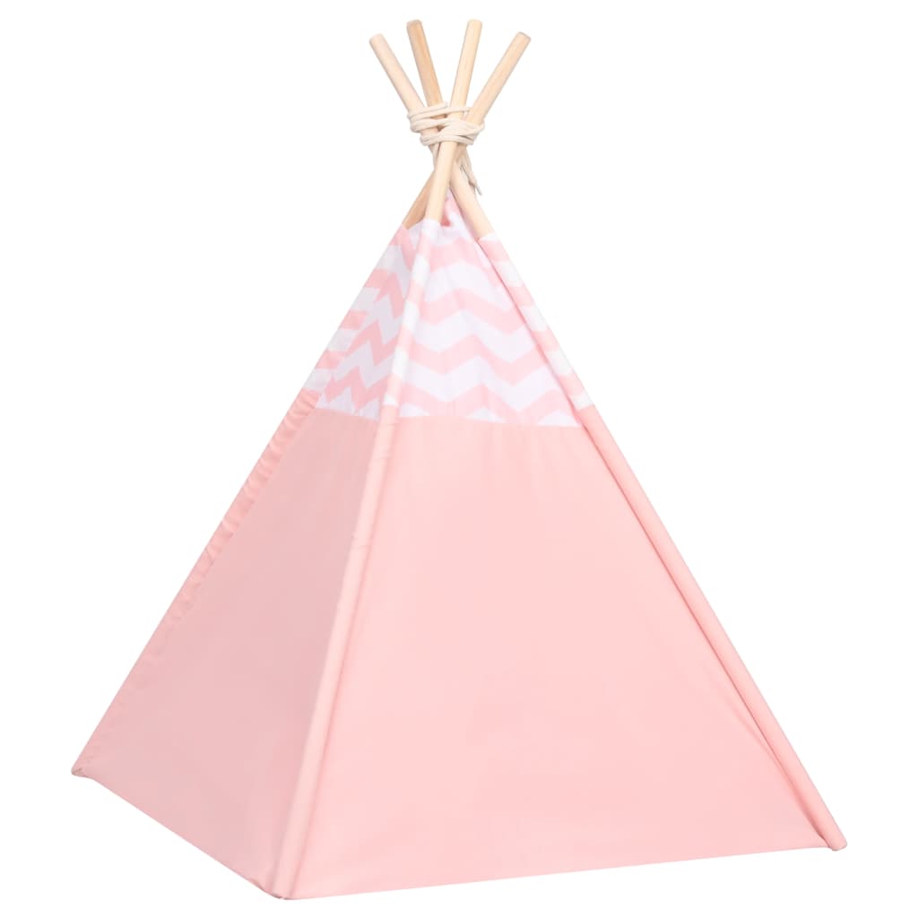 vidaXL Kattentipitent met tas 60x60x70 cm peachskin roze
