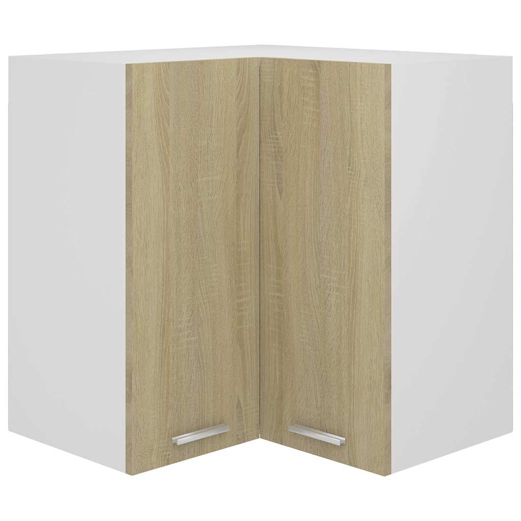 vidaXL Hangkast Lyon 60x31x40 cm bewerkt hout hoogglans wit