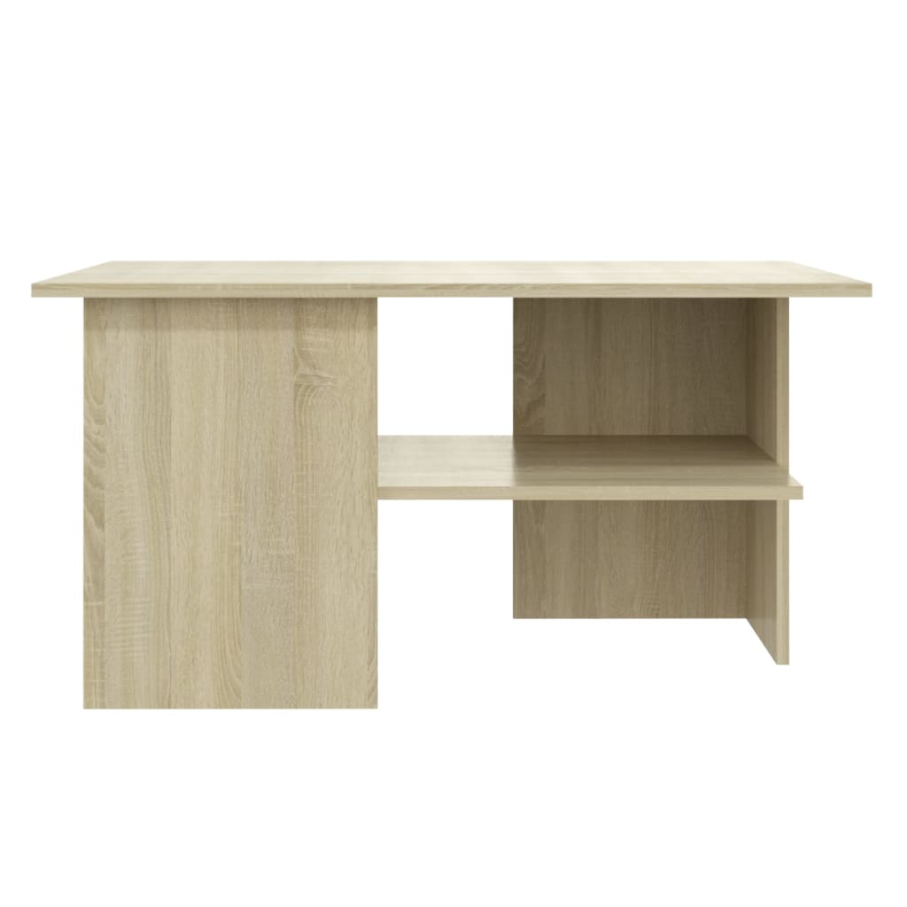 vidaXL Salontafel 90x60x46,5 cm bewerkt hout wit