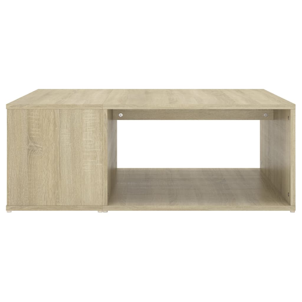 vidaXL Salontafel 90x67x33 cm bewerkt hout sonoma eikenkleurig - Aashly