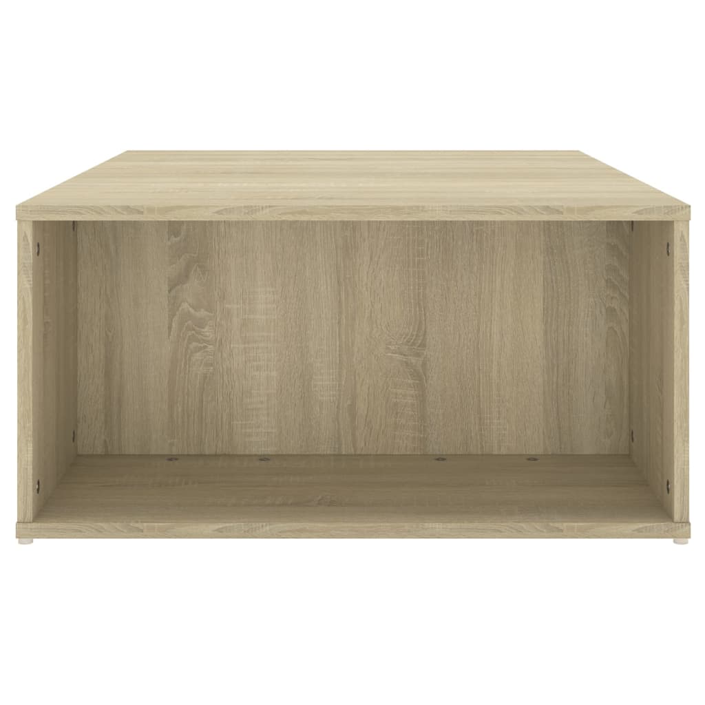 vidaXL Salontafel 90x67x33 cm bewerkt hout sonoma eikenkleurig - Aashly