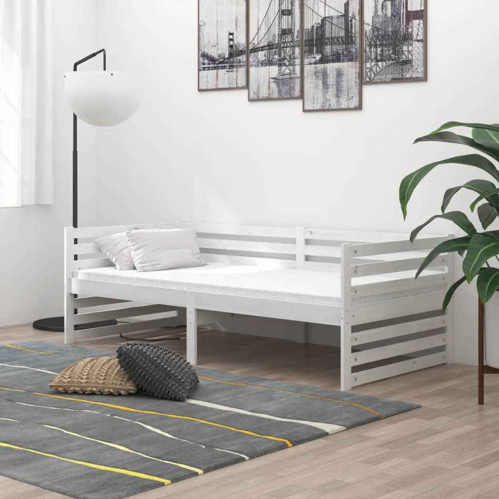 vidaXL Slaapbank massief grenenhout 90x200 cm