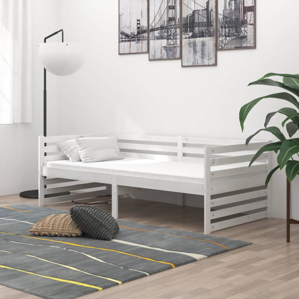 vidaXL Slaapbank massief grenenhout 90x200 cm