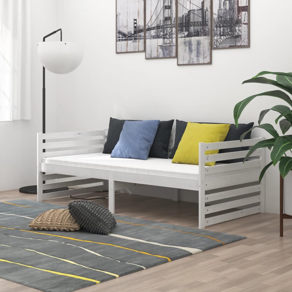 vidaXL Slaapbank massief grenenhout 90x200 cm
