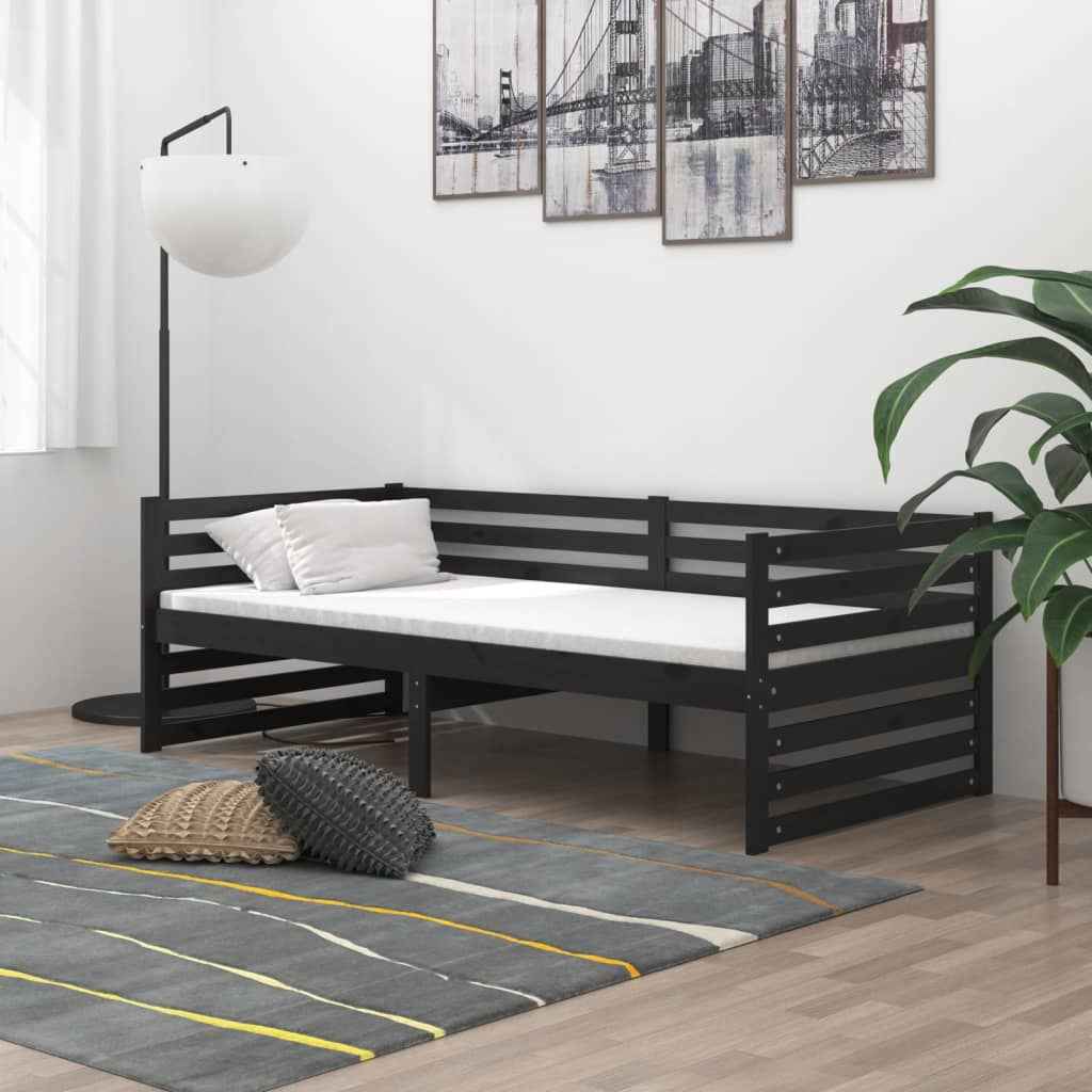 vidaXL Slaapbank massief grenenhout 90x200 cm