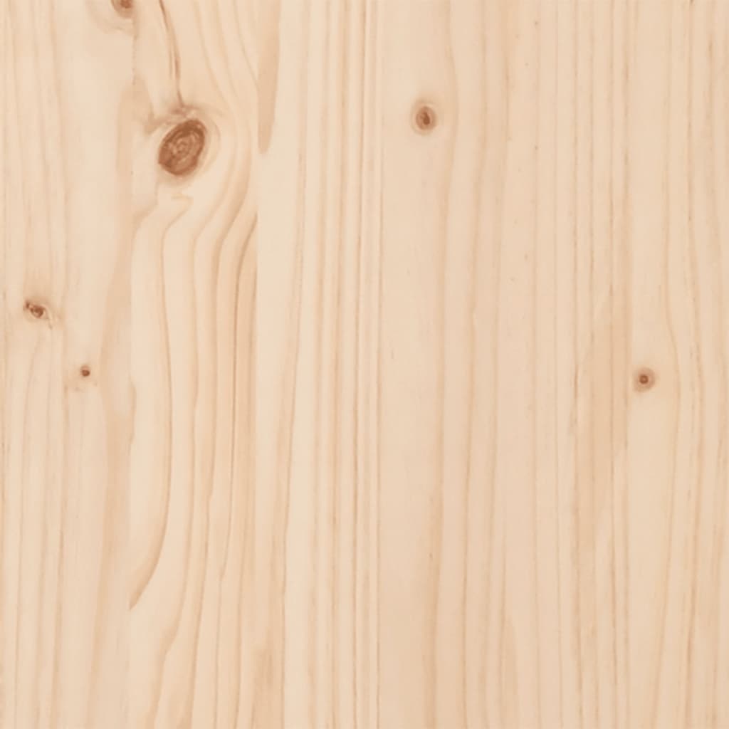 vidaXL Dagbed met Uittrekbed Wasbruin 180x200 cm Massief Hout Grenen