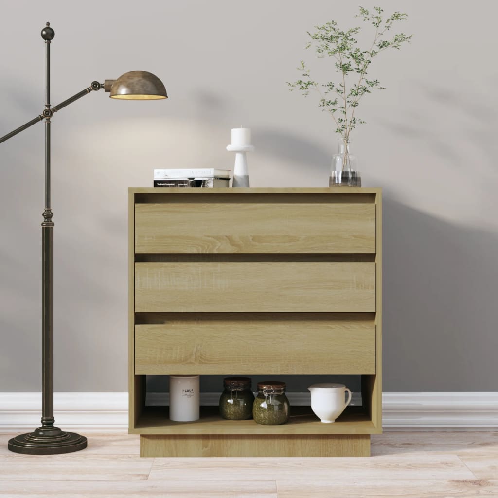 vidaXL Sideboard 70x41x75 cm engineered wood sonoma oak