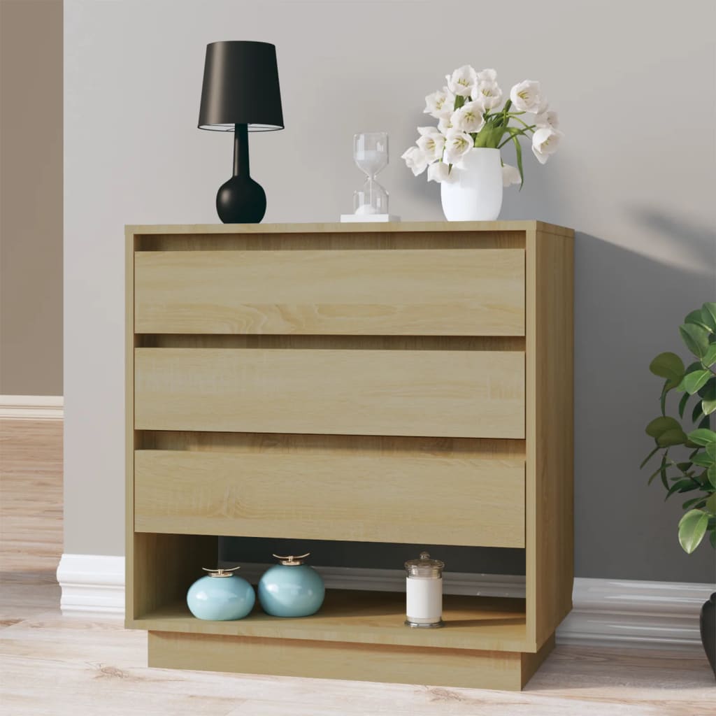 vidaXL Sideboard 70x41x75 cm engineered wood sonoma oak