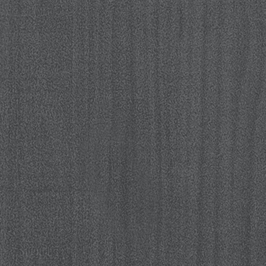 vidaXL Plantenbak 50x50x50 cm massief grenenhout grijs