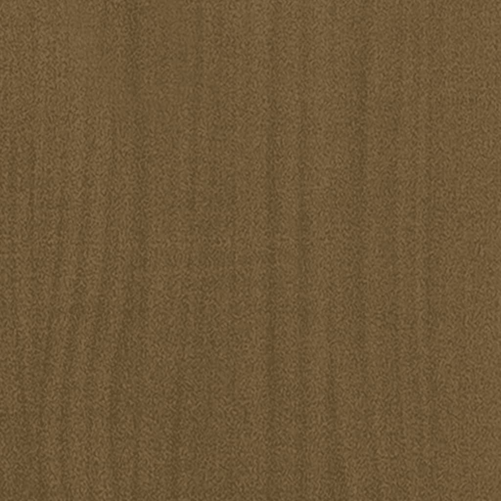 vidaXL Plantenbak 100x50x70 cm massief grenenhout honingbruin